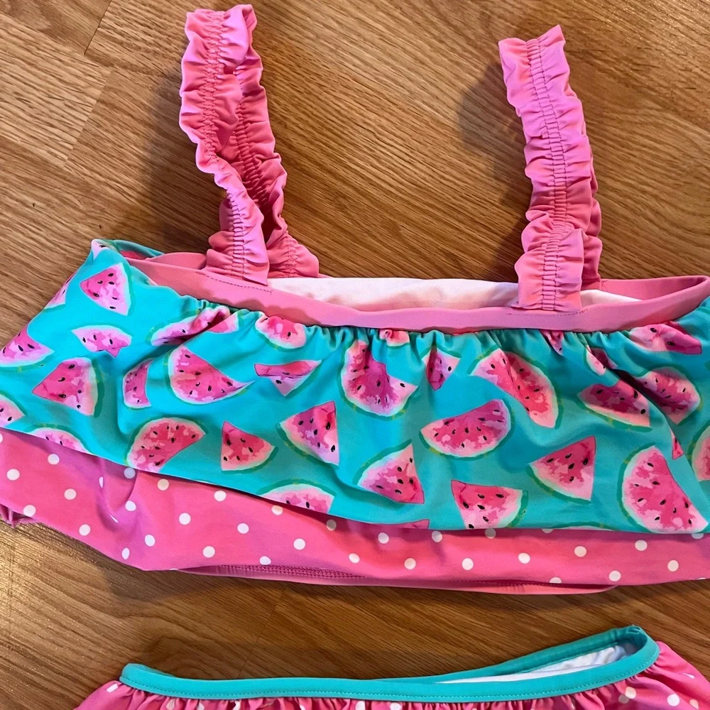Matilda‎ Jane Enchanted Garden Water Play Two Piece Swim Suit Size 14